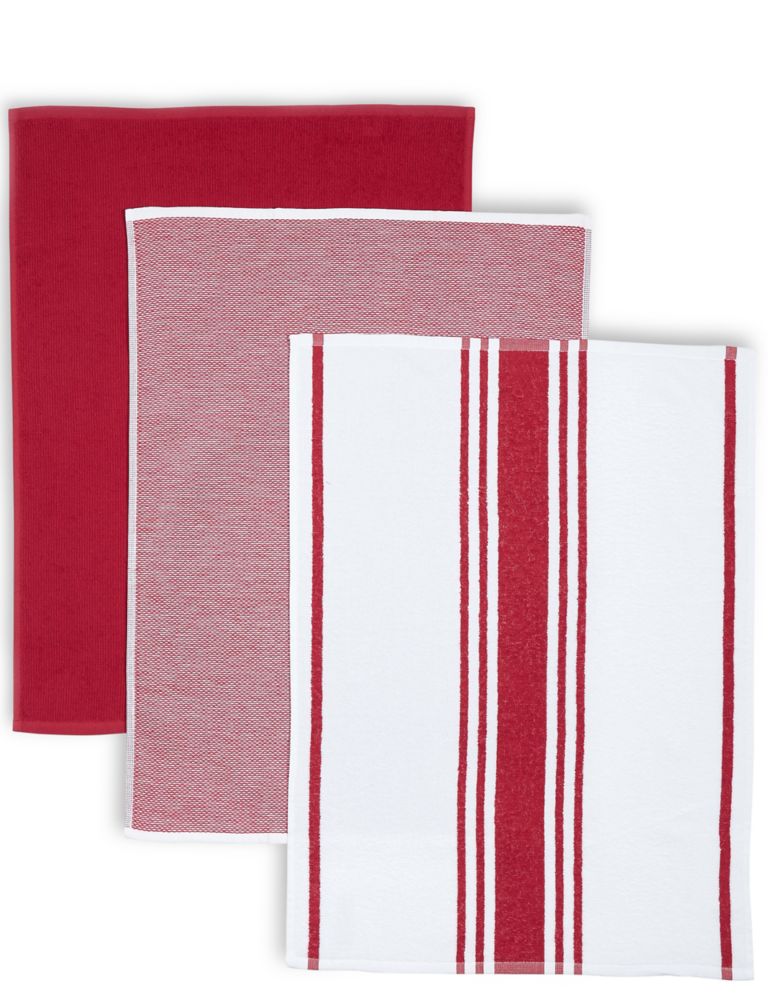 Set of 3 Assorted Kitchen Towels 1 of 4