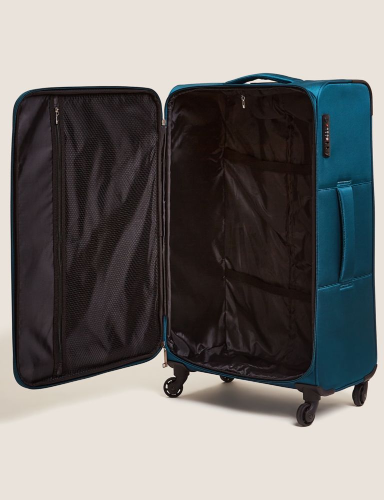 Set of 3 Jasper 4 Wheel Soft Suitcases 2 of 8