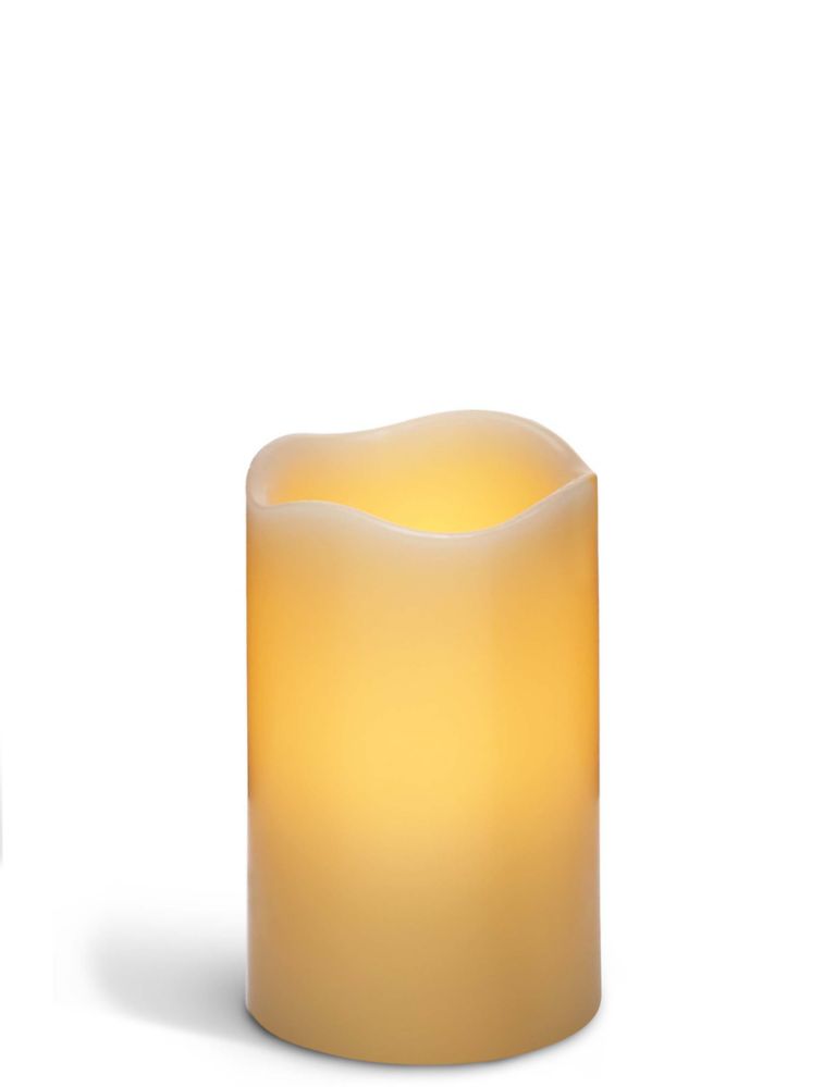 Set of 3 LED Pillar Candle 3 of 5