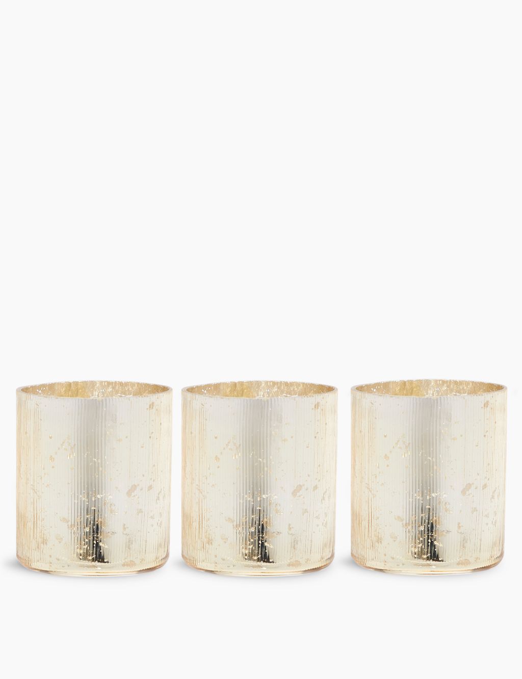 Set of 3 Linear Tealight Holders 1 of 1