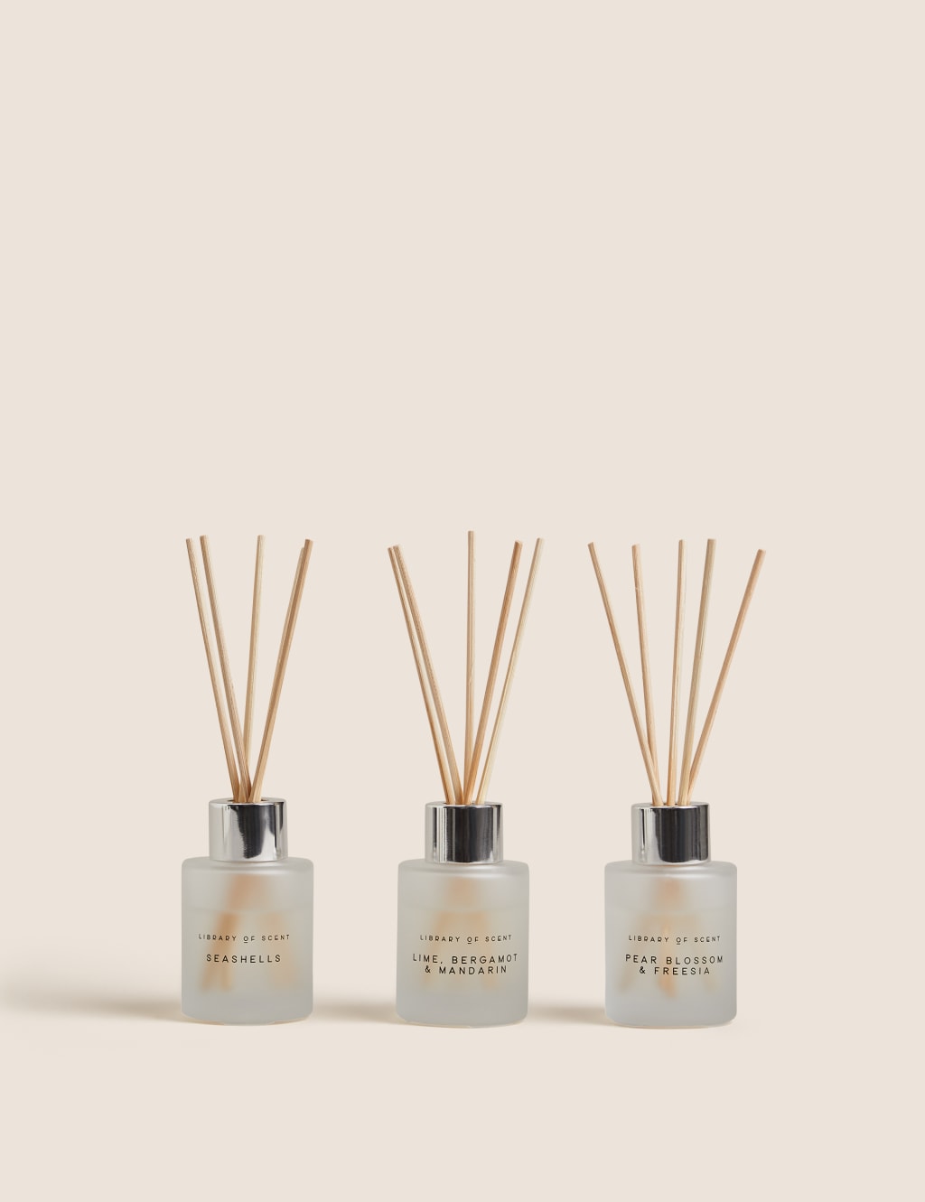 Set of 3 Mini Diffusers Library of Scent M&S
