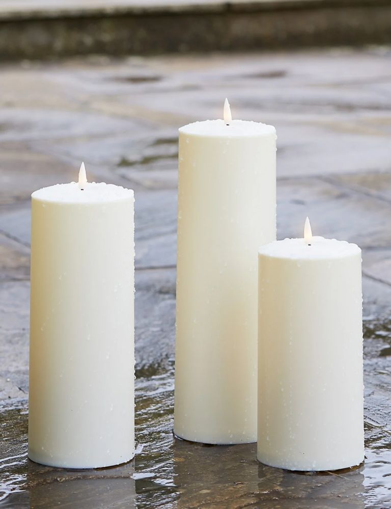 Set of 3 TruGlow® Waterproof Outdoor Candles 2 of 6