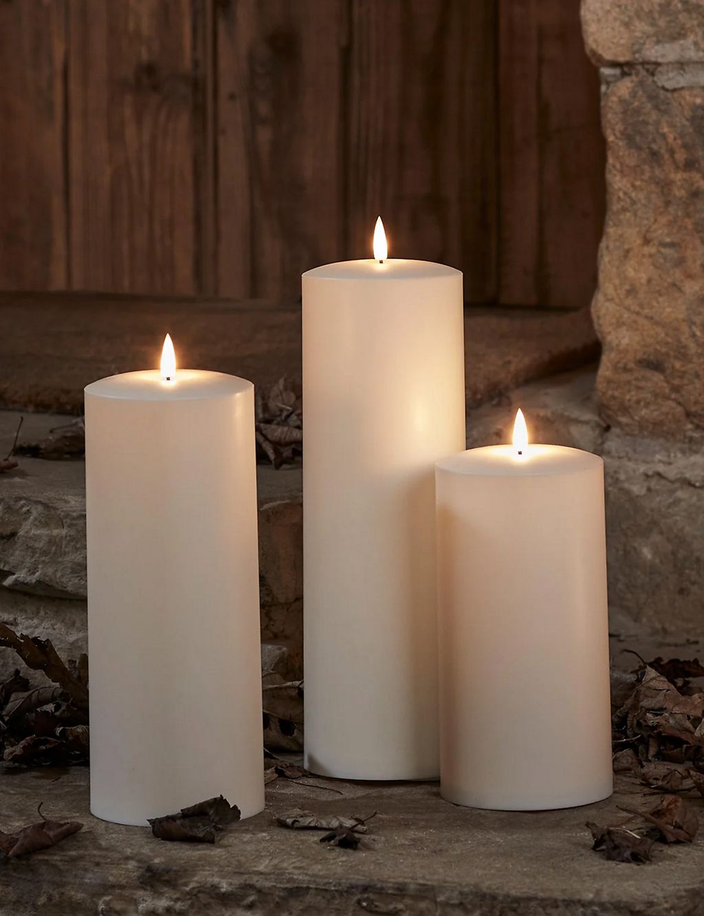Set of 3 TruGlow® Waterproof Outdoor Candles 4 of 6