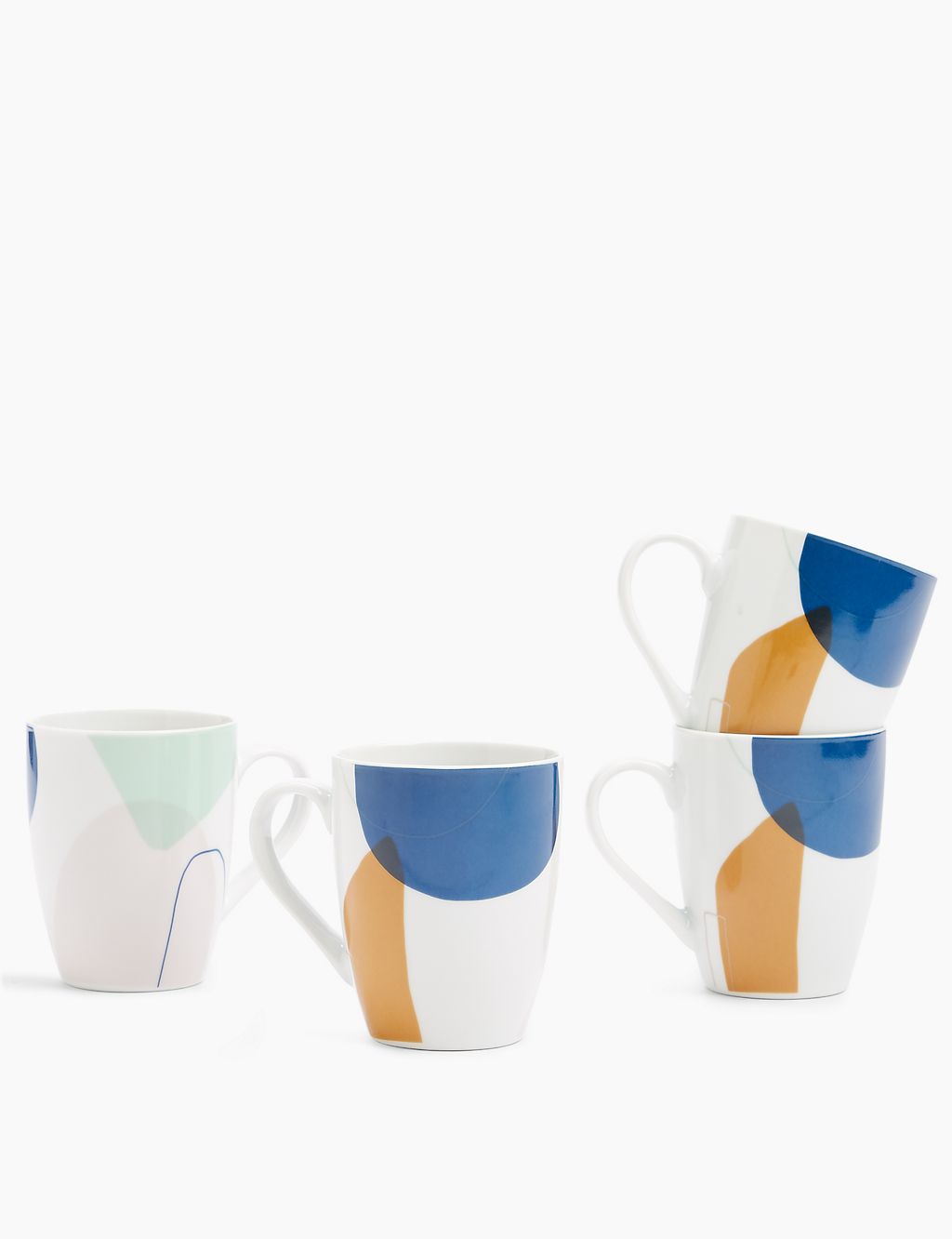 Set of 4 Abstract Mugs 3 of 5