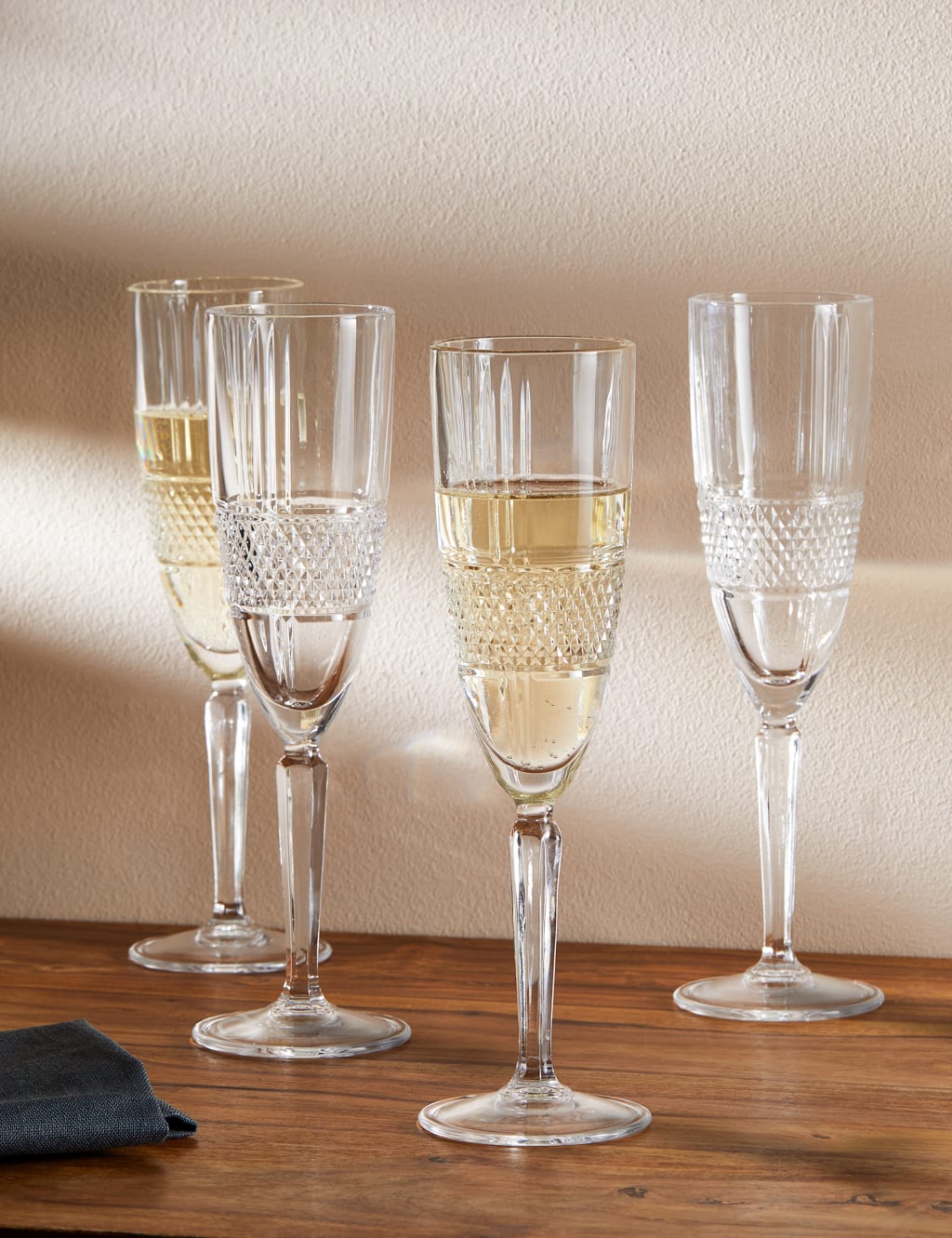 Set of 4 Adeline Champagne Flutes 3 of 4