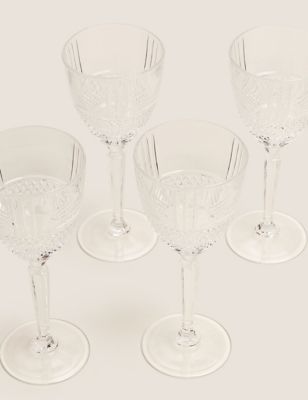 Set of 4 Adeline Wine Glasses Image 2 of 3