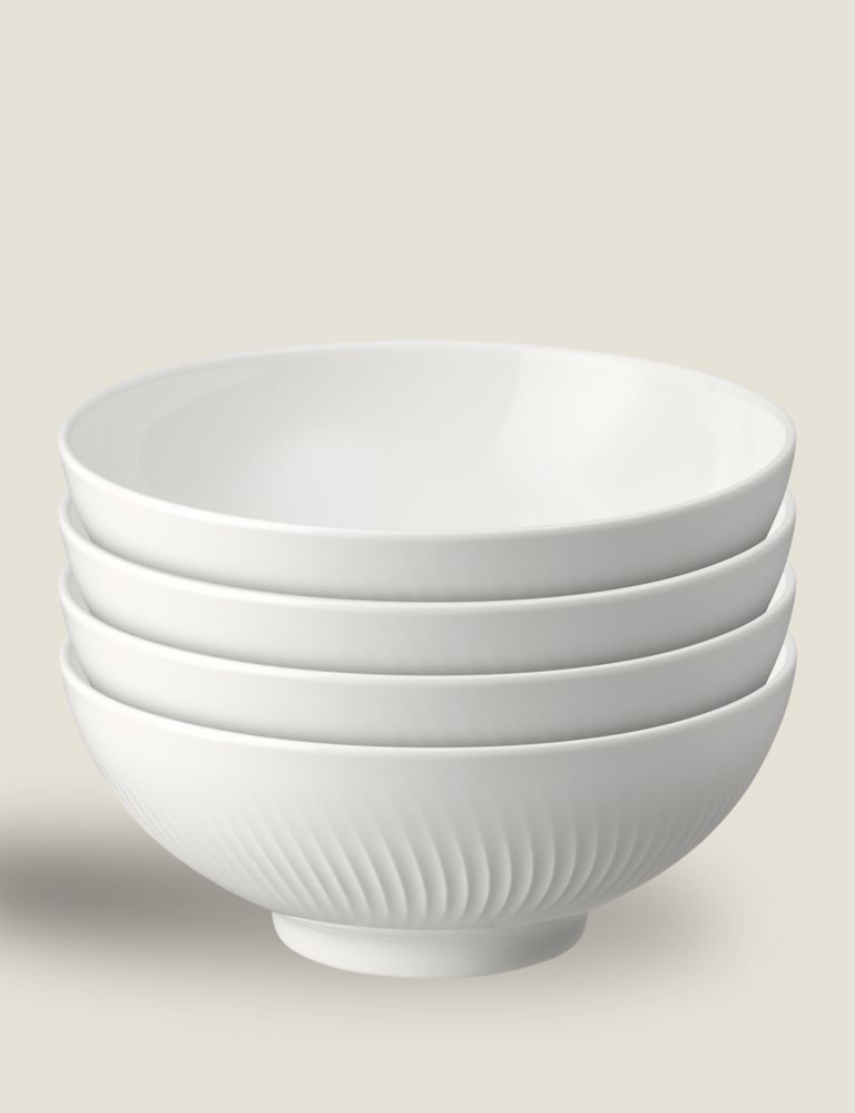 Set of 4 Arc Cereal Bowls 1 of 8