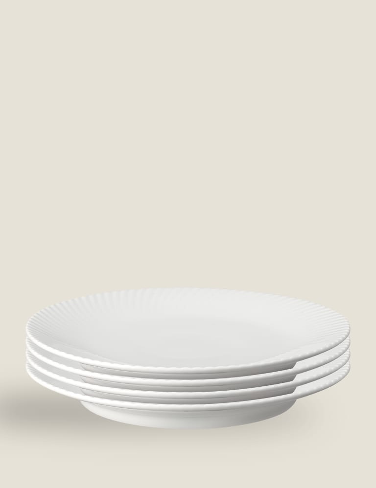 Denby white dinner plates online