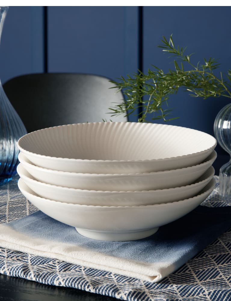 Set of 4 Arc Pasta Bowls Denby M&S