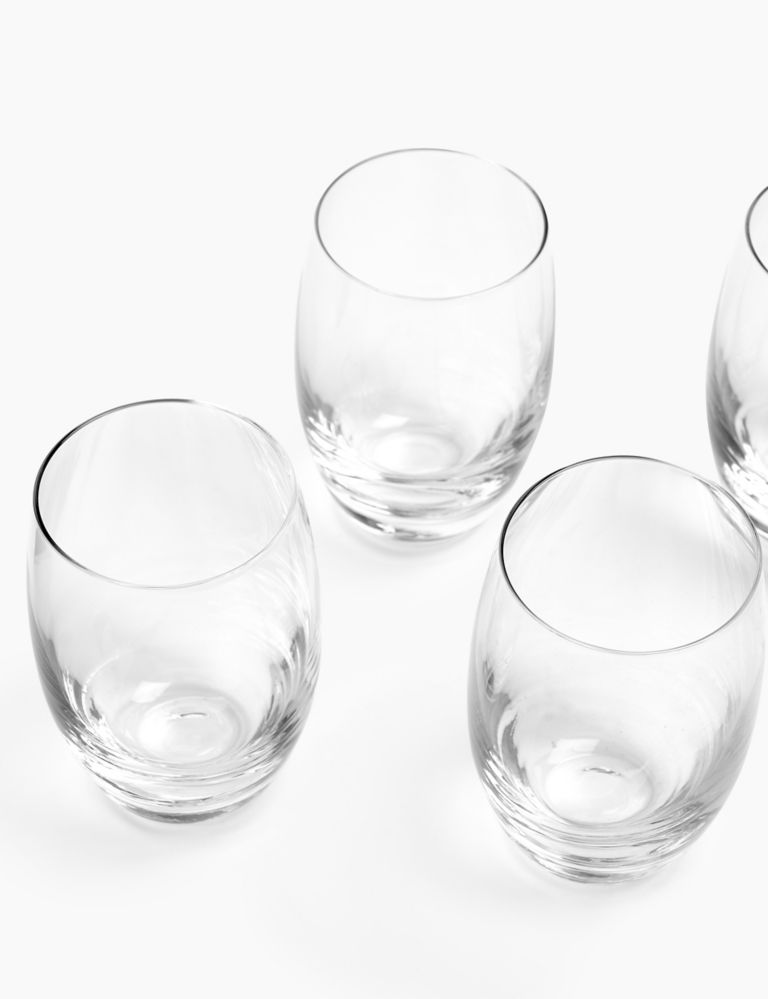 Set of 4 Barrel Highball Glasses 3 of 5