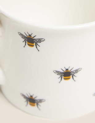 Set Of 4 Bee Mugs | M&S Collection | M&S