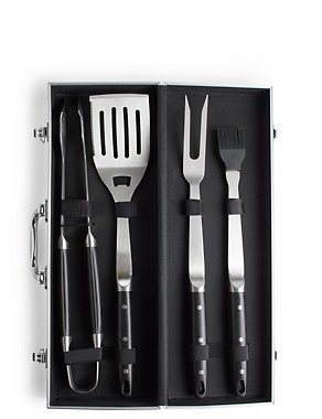 Set of 4 Boxed BBQ Tools Image 2 of 8