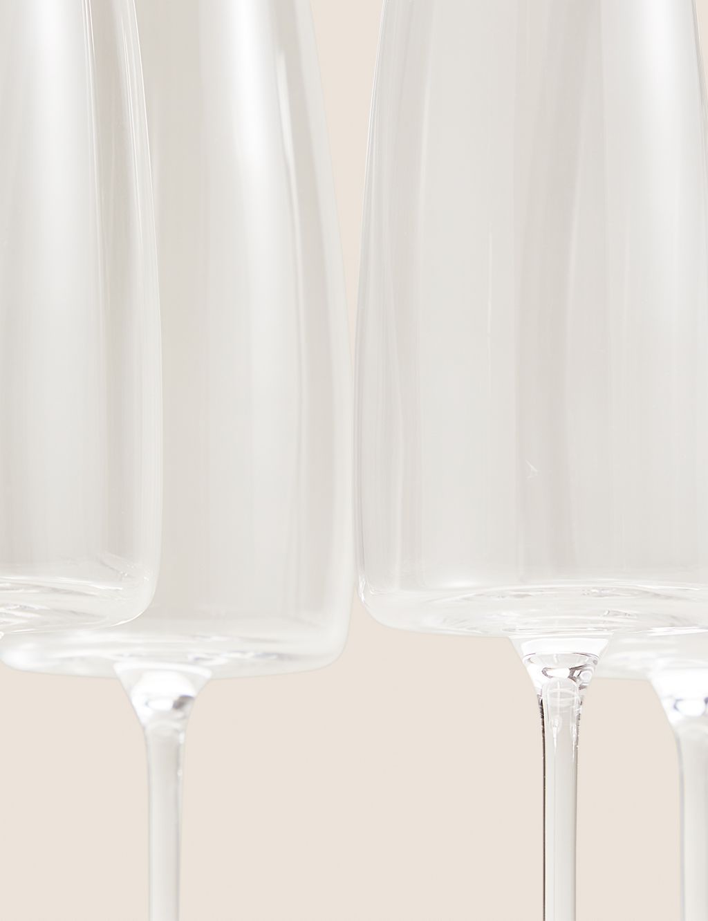 Set of 4 Contemporary Champagne Flutes 2 of 3