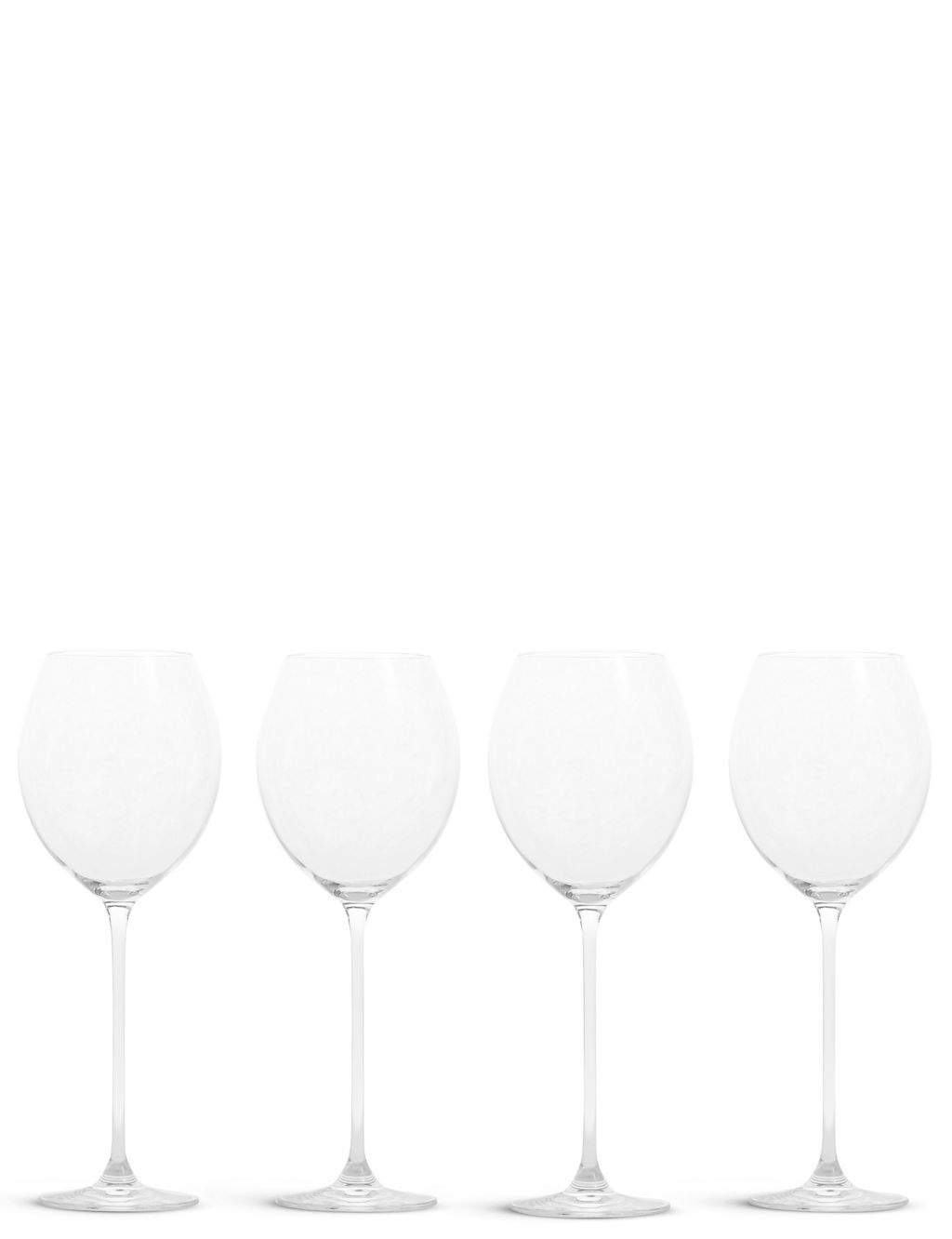Set of 4 Elegance Red Wine Glasses 1 of 4
