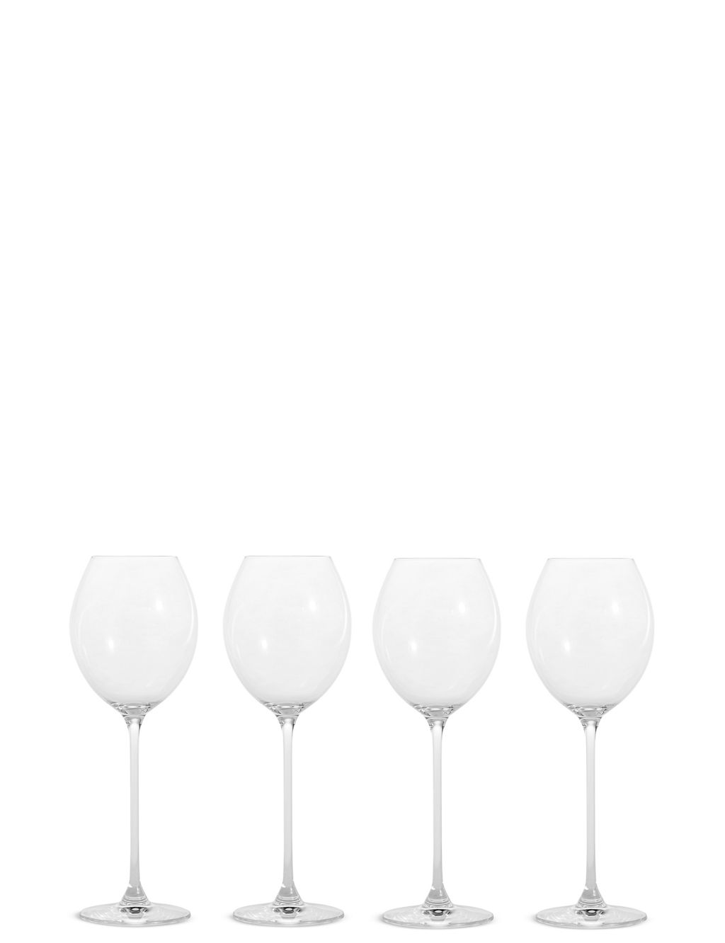 Set of 4 Elegance White Wine Glasses 1 of 4