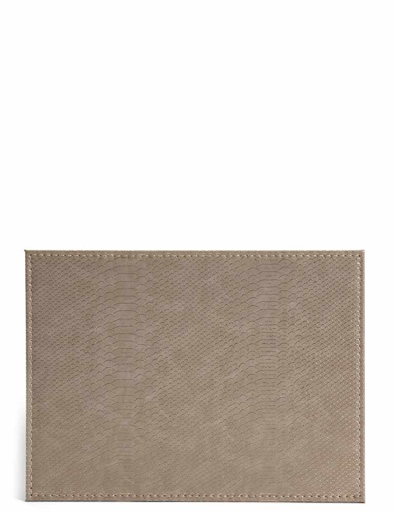 Buy Set of 4 Faux Leather Placemats & Coasters M&S