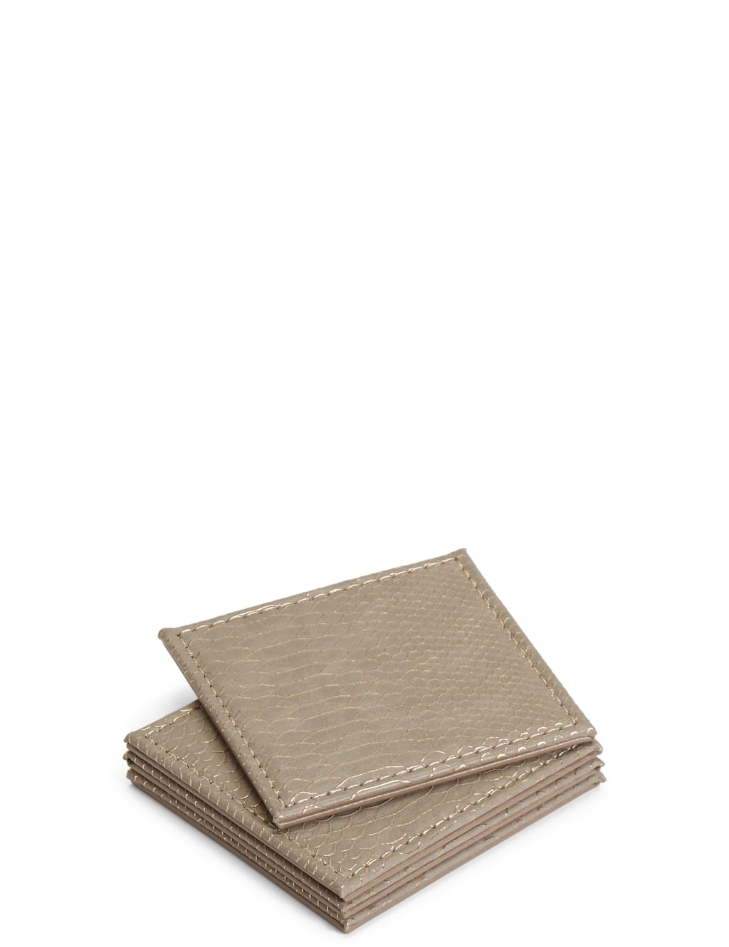 Buy Set of 4 Faux Leather Placemats & Coasters M&S