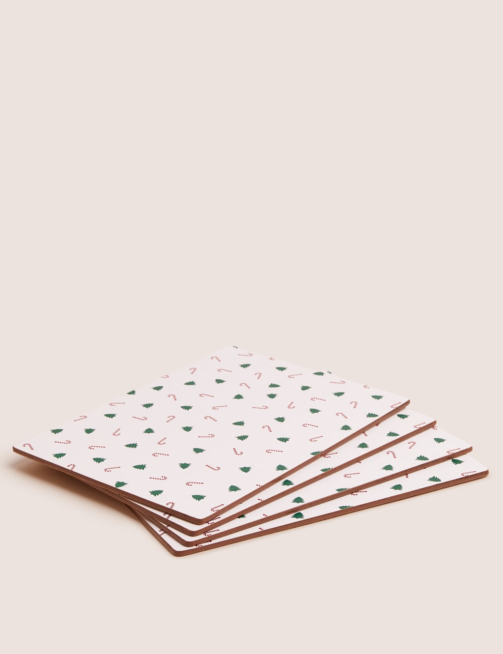 Set of 4 Festive Fun Cork Placemats M&S