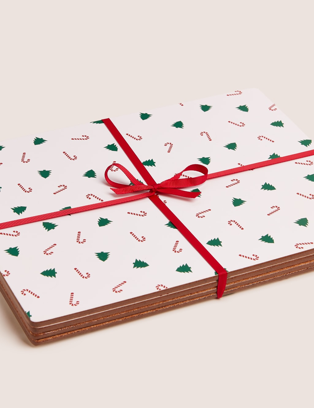 Set of 4 Festive Fun Cork Placemats M&S