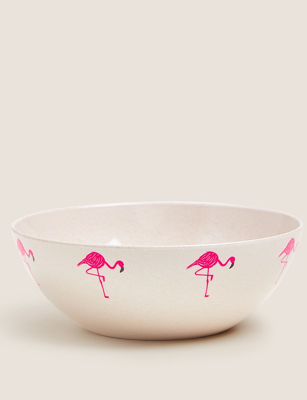 Set of 4 Flamingo Picnic Cereal Bowls 1 of 5
