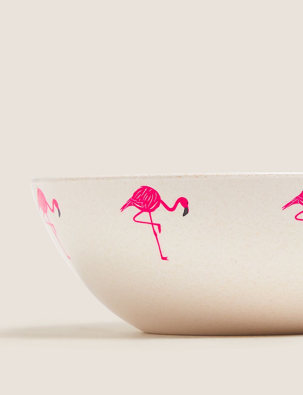 Set of 4 Flamingo Picnic Cereal Bowls 4 of 5