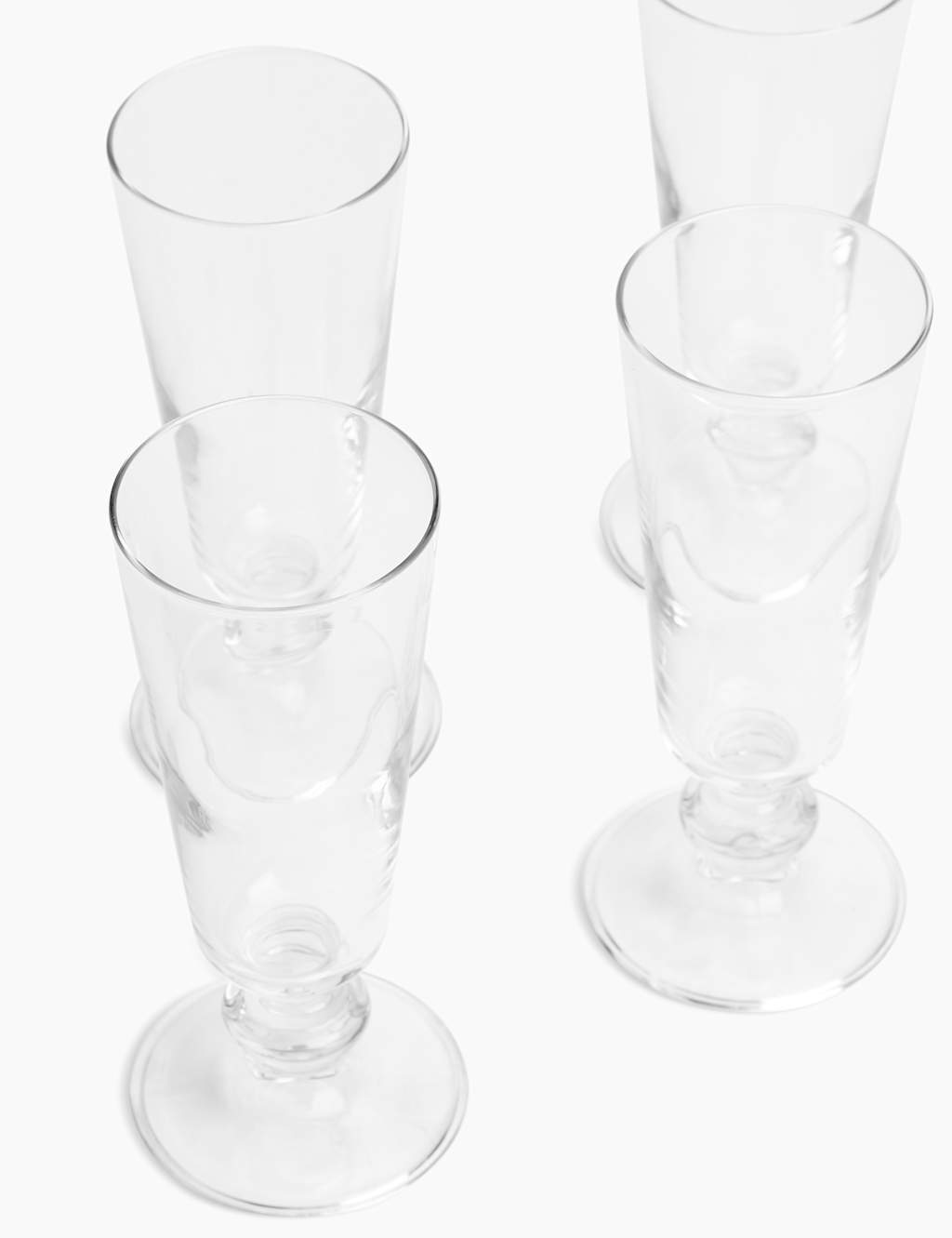 Set of 4 Flute Glasses M&S