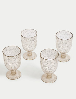 Set of 4 Global Artisan Picnic Wine Glasses Image 2 of 8