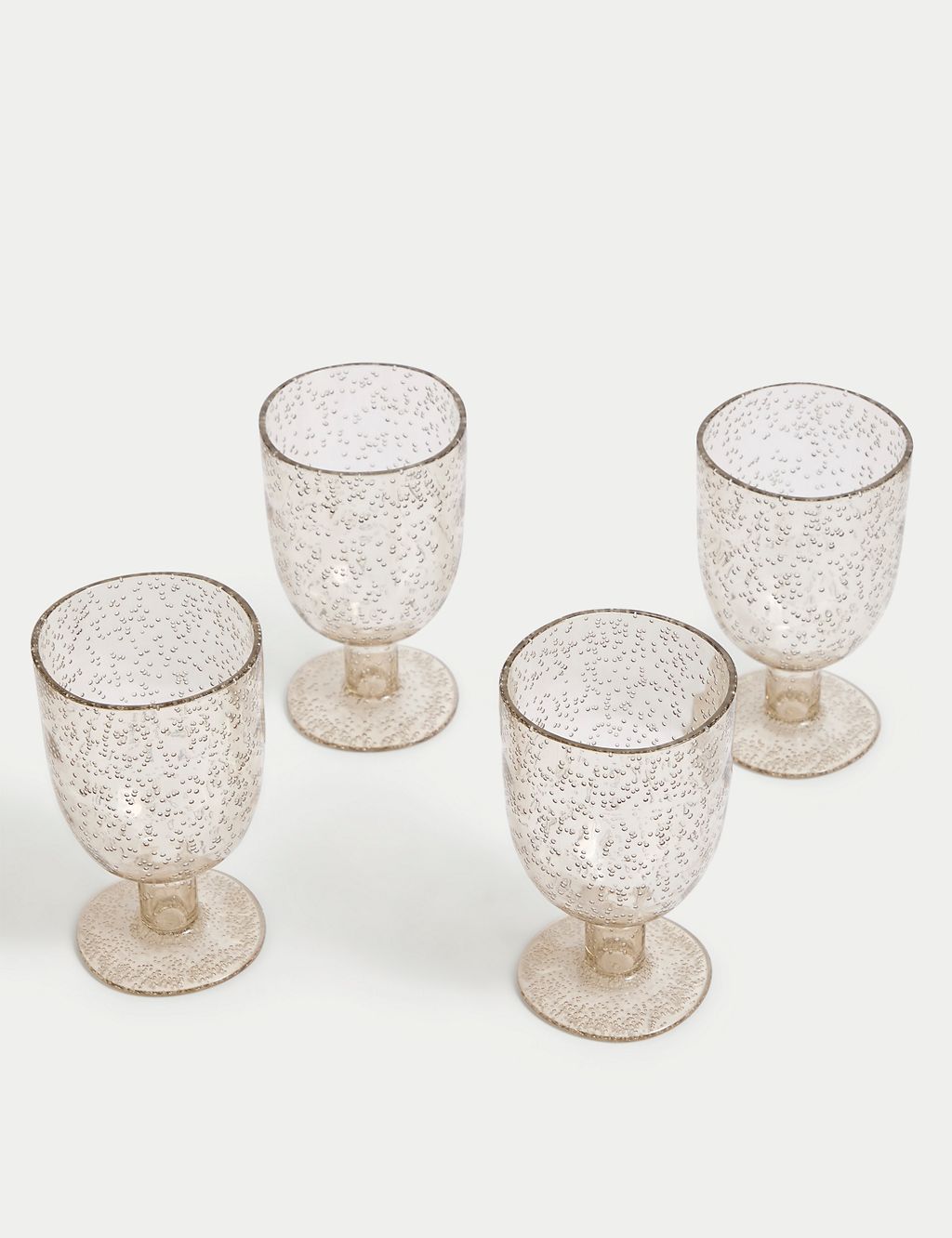 Set of 4 Global Artisan Picnic Wine Glasses 1 of 8