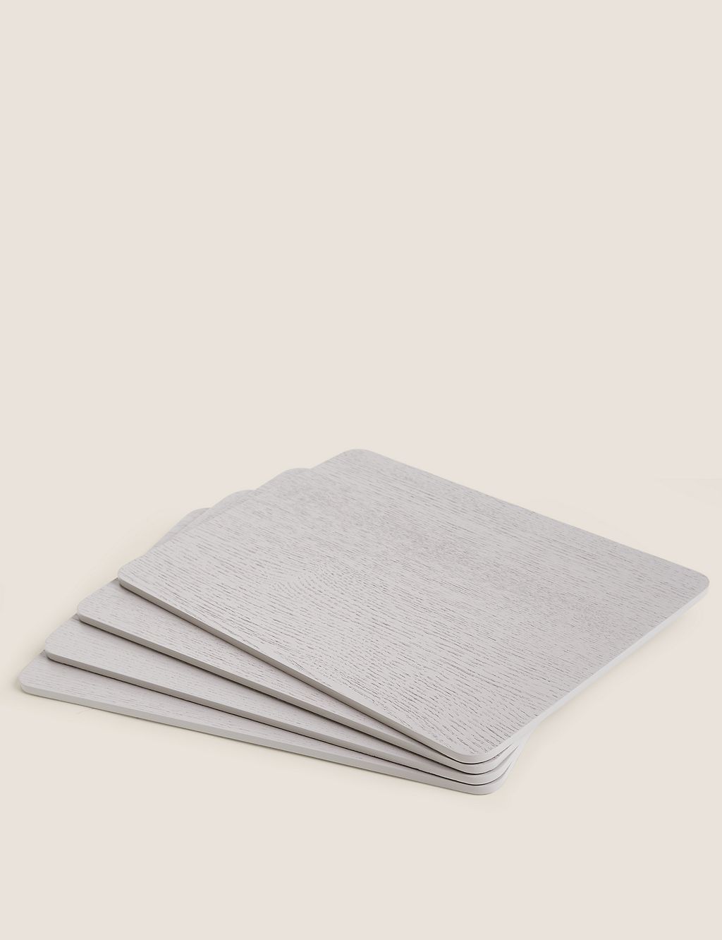 Set of 4 Grey Wooden Placemats 3 of 3
