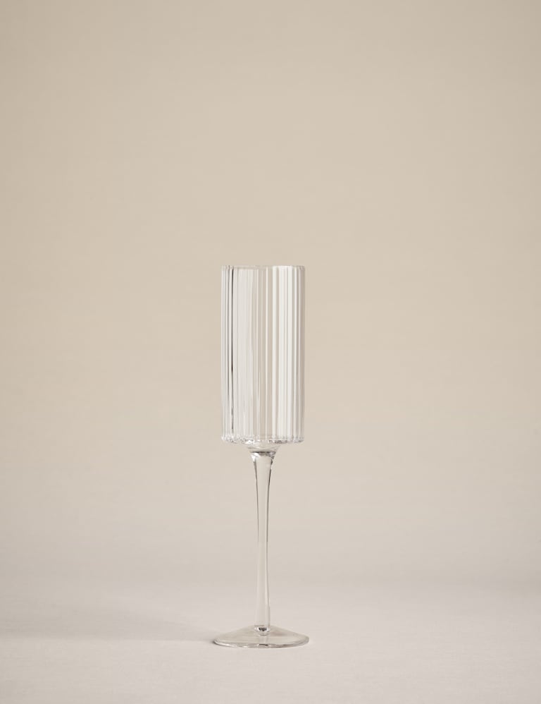 Set of 4 Handmade Celine Champagne Flutes