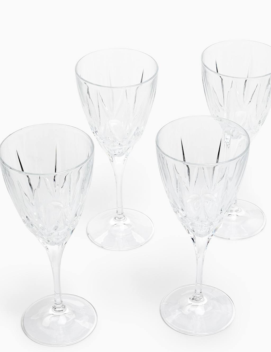 Set of 4 Iris Red Wine Glasses M&S