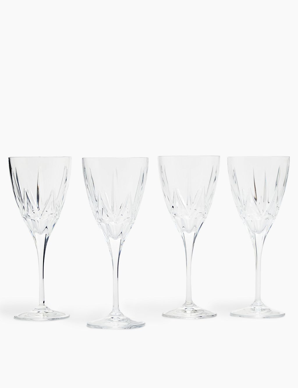 Set of 4 Iris White Wine Glasses 3 of 3