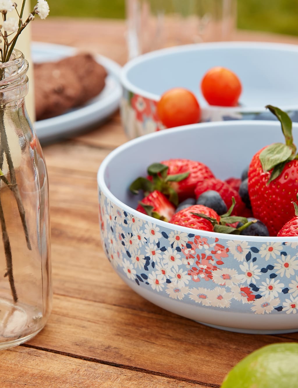 Set of 4 Joules Floral Picnic Bowls JOULES M&S