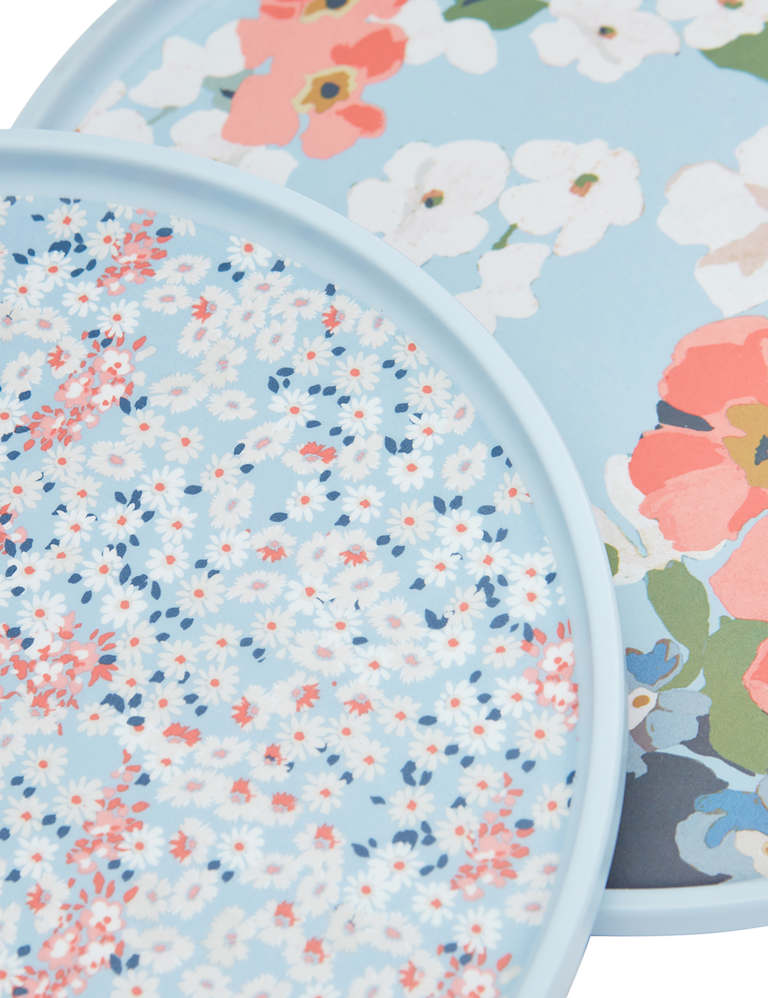 Set of 4 Joules Floral Picnic Side Plates JOULES M&S