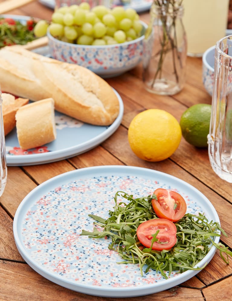 Set of 4 Joules Floral Picnic Side Plates JOULES M&S