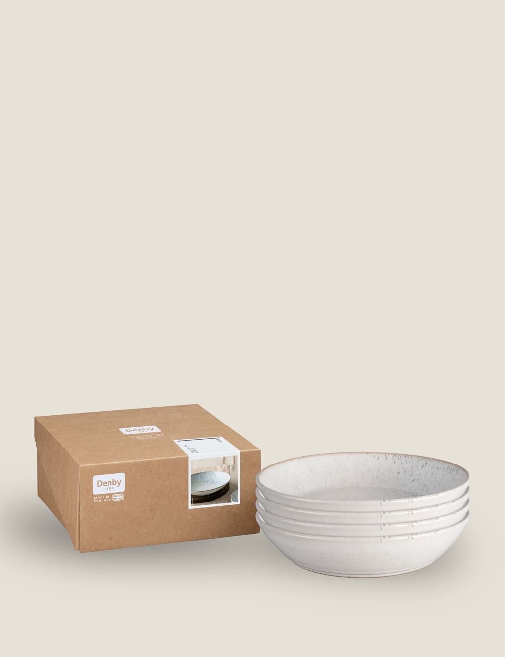 Set of 4 Kiln Pasta Bowls Denby M&S