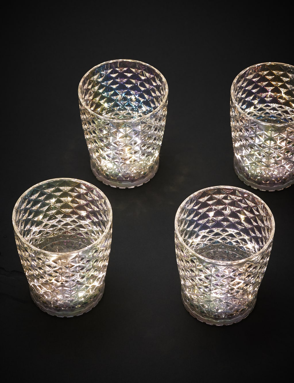 Light up cheap glassware
