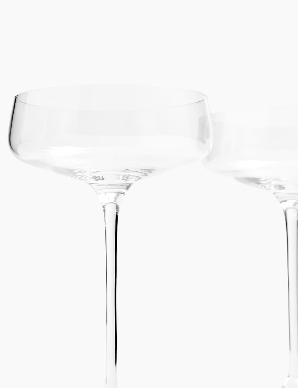 Set of 4 Manhattan Champagne Saucers M&S