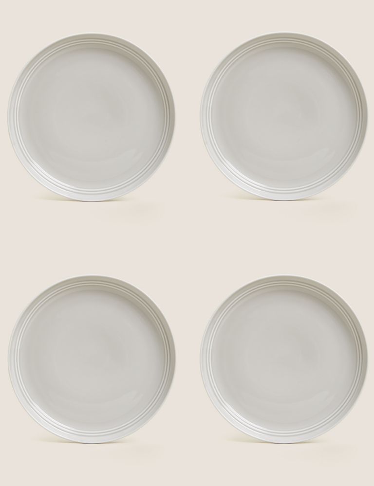 Set of 4 Marlowe Dinner Plates 2 of 3