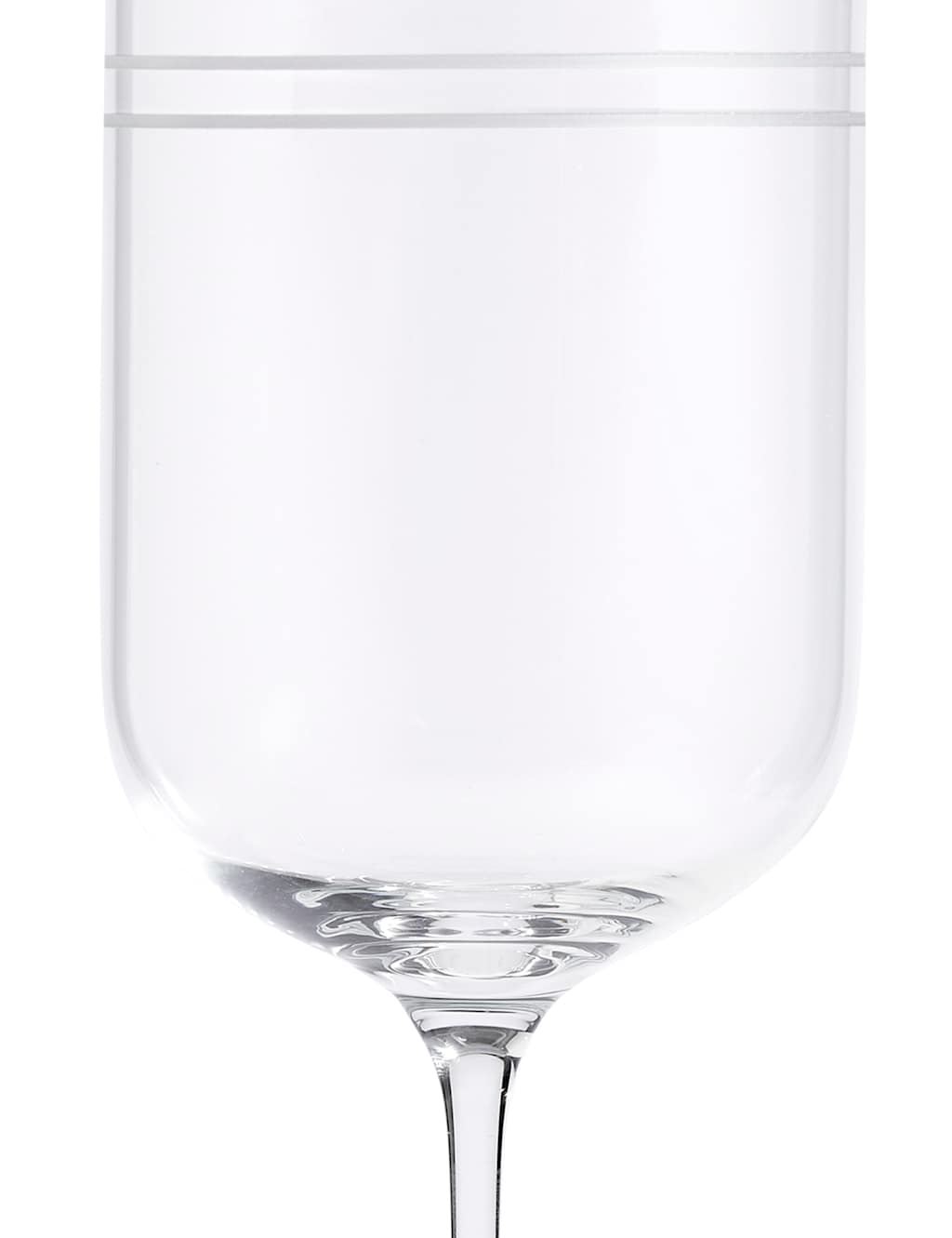 Set of 4 Marlowe Stripe Red Wine Glasses M&S