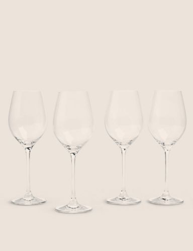 Set of 4 Maxim White Wine Glasses | M&S Collection | M&S