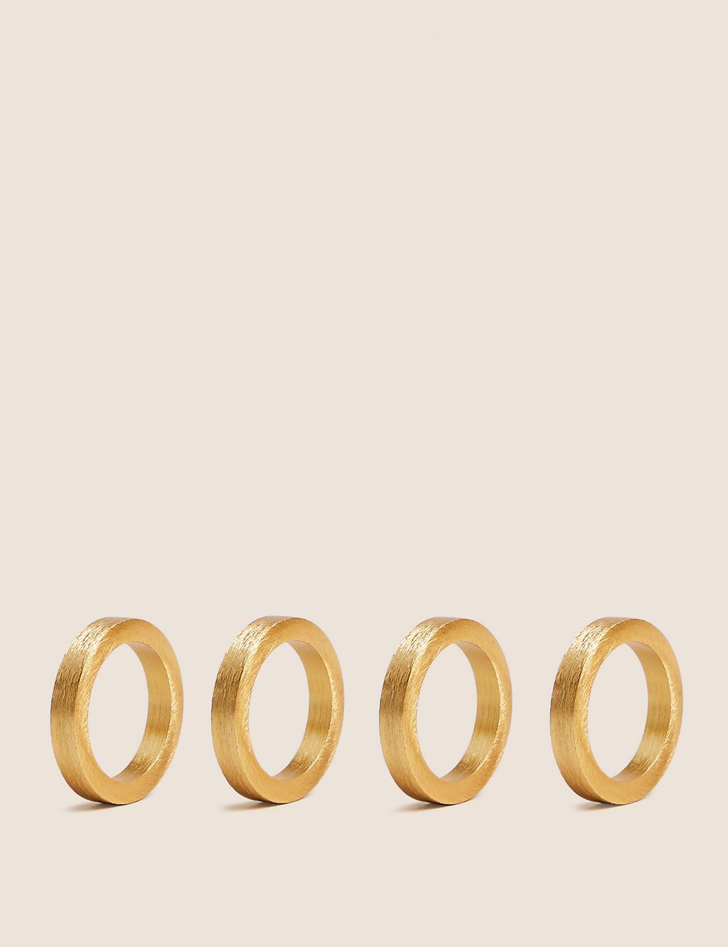 Set of 4 Metallic Napkin Rings 3 of 3