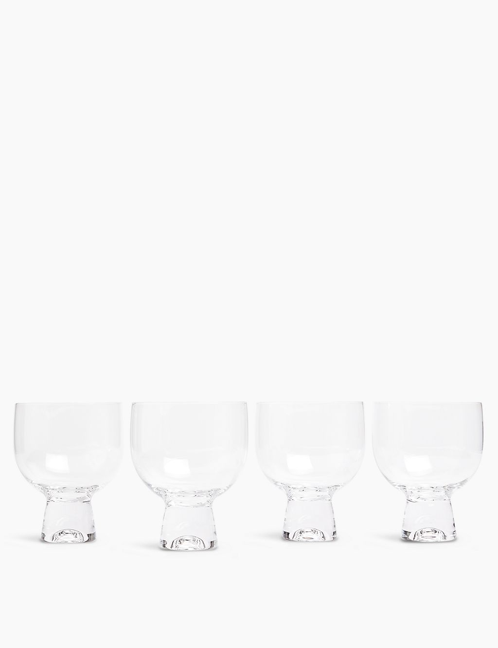 Set of 4 Miami Crystal Gin Glasses 3 of 4