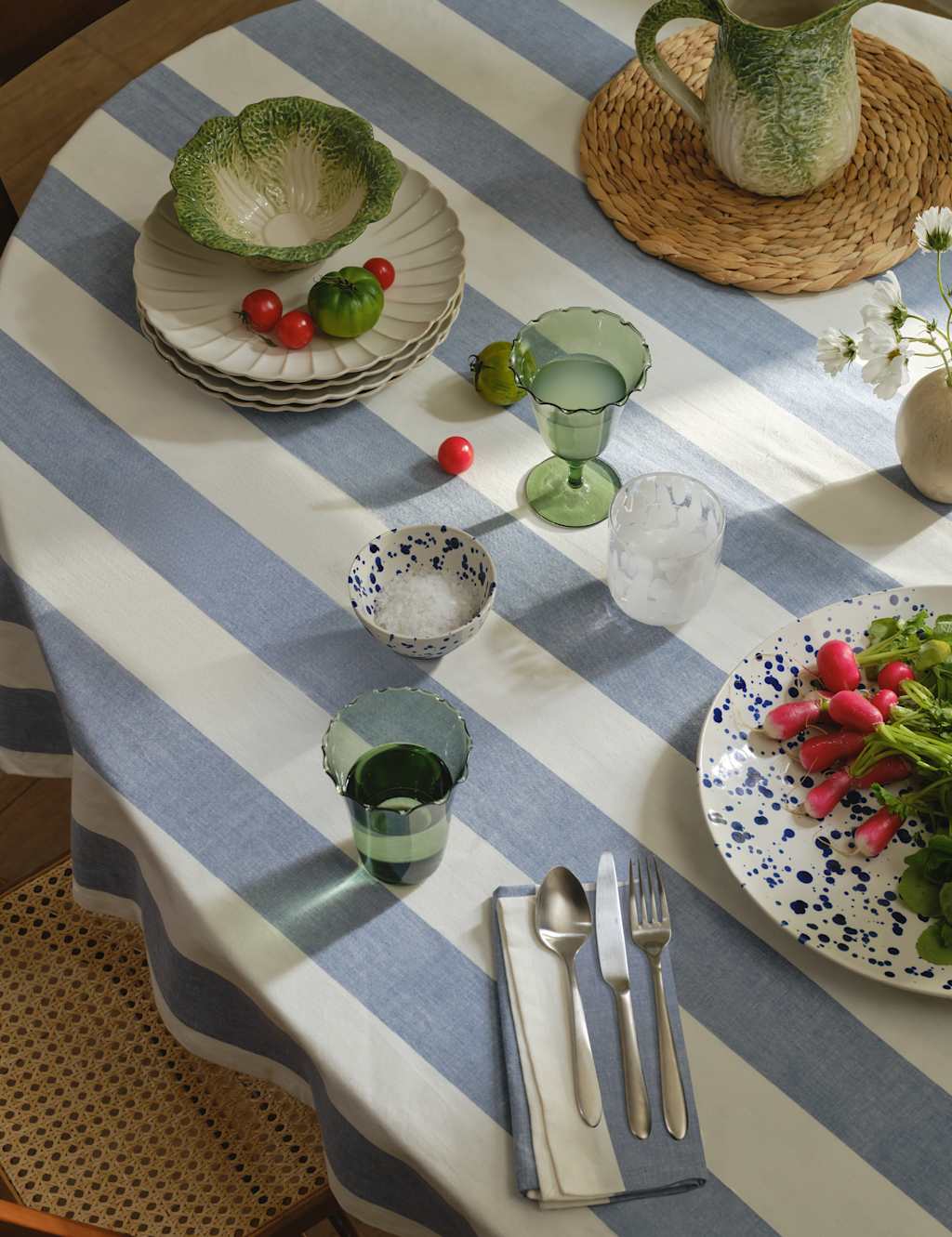 Set of 4 Natural Water Hyacinth Placemats M&S Collection M&S
