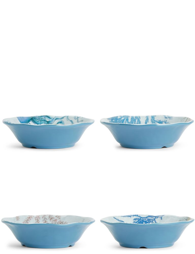 Set of 4 Nautical Cereal Bowls 1 of 8