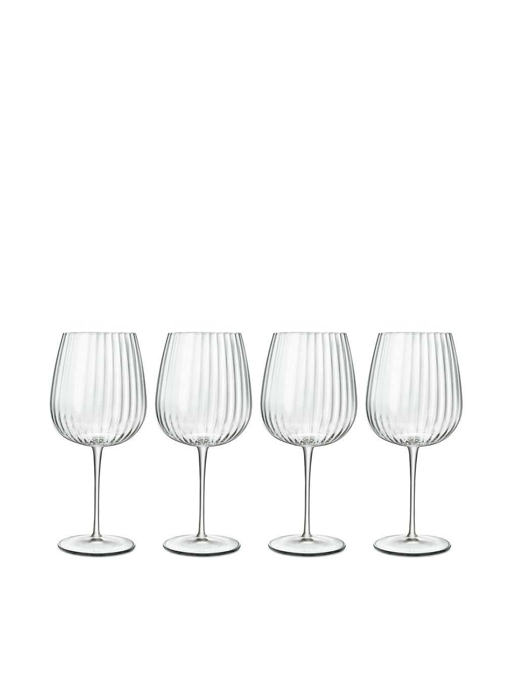Set of 4 Optica Burgundy & Gin Glasses 2 of 5