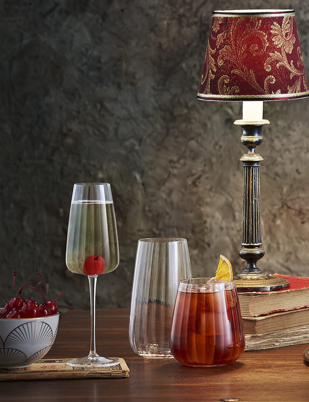 Set of 4 Optica Champagne Flutes Luigi Bormioli M&S