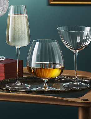 Set of 4 Optica Cognac Glasses Image 2 of 7