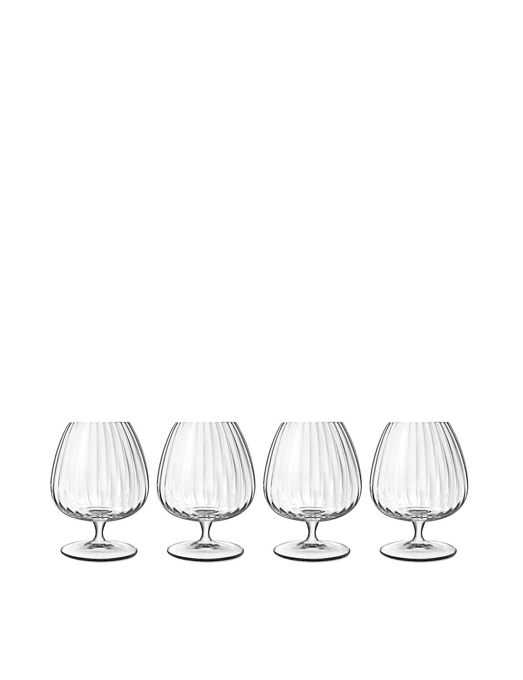 Set of 4 Optica Cognac Glasses 2 of 6