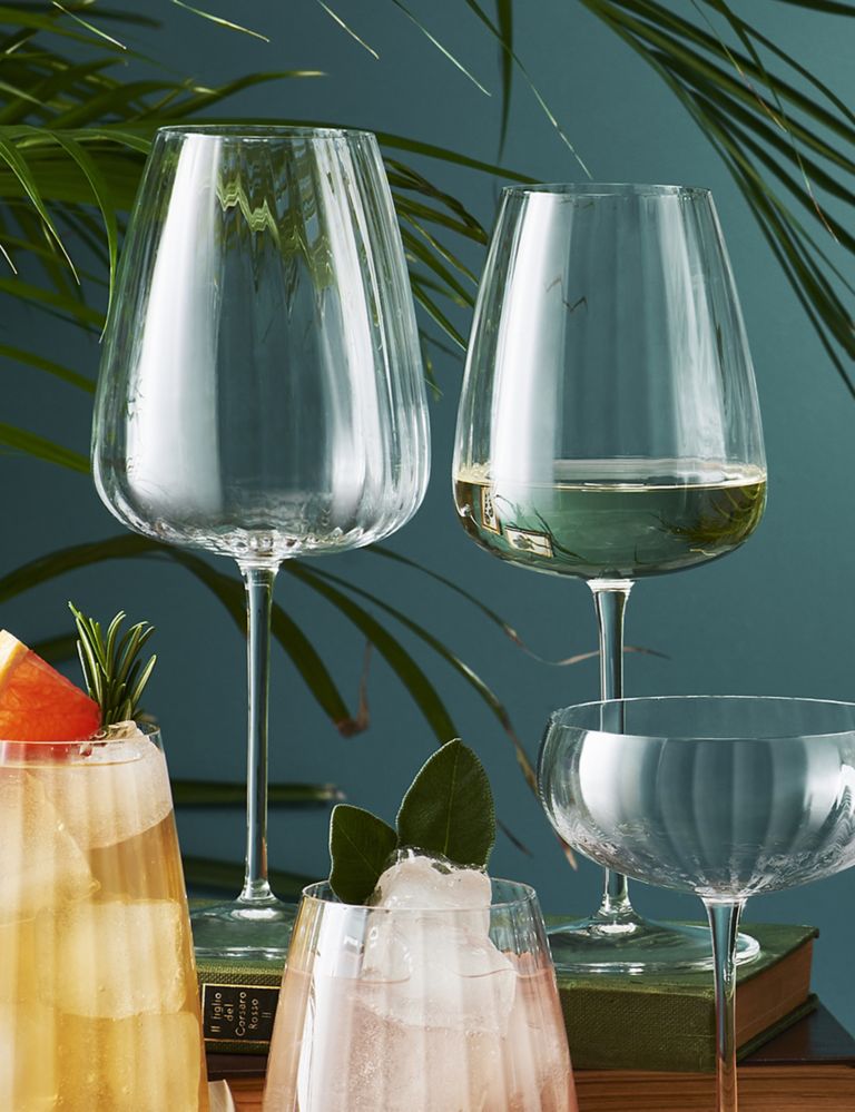 Set of 4 Maxim White Wine Glasses, M&S Collection